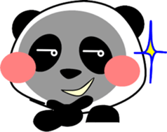Fun panda that can be used every day sticker #14356196