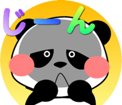 Fun panda that can be used every day sticker #14356197