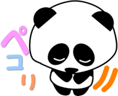 Fun panda that can be used every day sticker #14356200