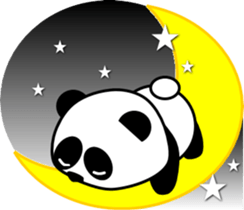 Fun panda that can be used every day sticker #14356209