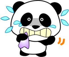 Fun panda that can be used every day sticker #14356210