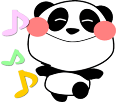 Fun panda that can be used every day sticker #14356215