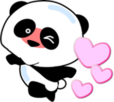 Fun panda that can be used every day sticker #14356219
