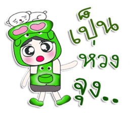 ..Mr. Taro and cat..^_^ sticker #14356271