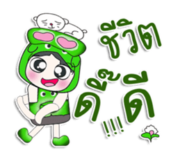 ..Mr. Taro and cat..^_^ sticker #14356275