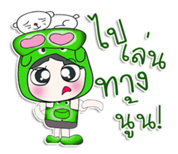 ..Mr. Taro and cat..^_^ sticker #14356279