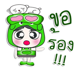 ..Mr. Taro and cat..^_^ sticker #14356281