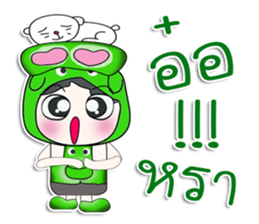 ..Mr. Taro and cat..^_^ sticker #14356285