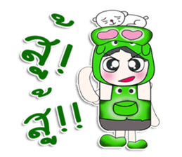 ..Mr. Taro and cat..^_^ sticker #14356288