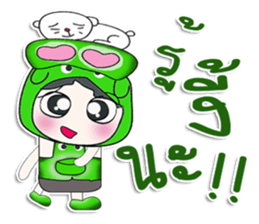 ..Mr. Taro and cat..^_^ sticker #14356291