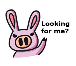 Sassy bunny & Hu-Lu cat(English version) sticker #14356368