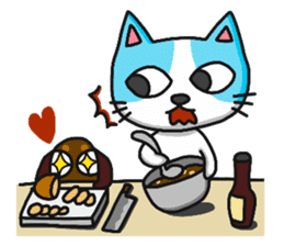 Sassy bunny & Hu-Lu cat(English version) sticker #14356379