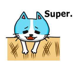 Sassy bunny & Hu-Lu cat(English version) sticker #14356380