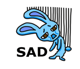 Sassy bunny & Hu-Lu cat(English version) sticker #14356382
