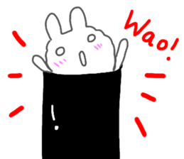 sushi rabbit sticker sticker #14356967
