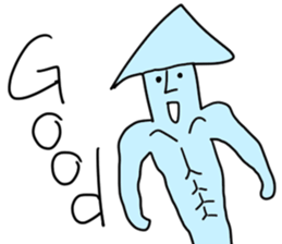 Squid man! sticker #14357854