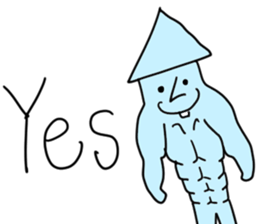 Squid man! sticker #14357857