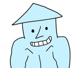 Squid man! sticker #14357858