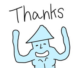 Squid man! sticker #14357860