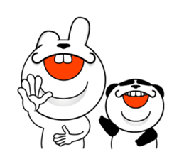 White rabbit is coming to town vol.2 sticker #14358263