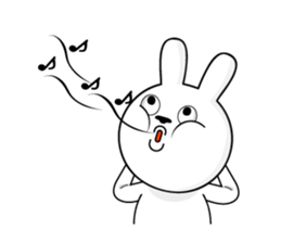 White rabbit is coming to town vol.2 sticker #14358278