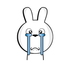 White rabbit is coming to town vol.2 sticker #14358287