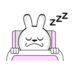 White rabbit is coming to town vol.2 sticker #14358289