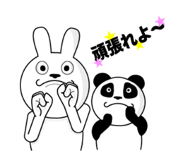 White rabbit is coming to town vol.2 sticker #14358295