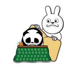 White rabbit is coming to town vol.2 sticker #14358297