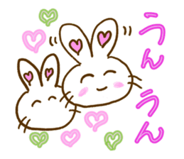 Funny Rabbits 2 !! sticker #14358684
