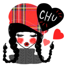 TRAD-GIRL(HIGH-QUALITY sticker vol4) sticker #14358758