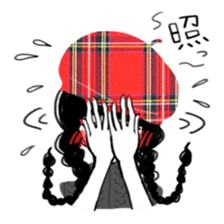 TRAD-GIRL(HIGH-QUALITY sticker vol4) sticker #14358761