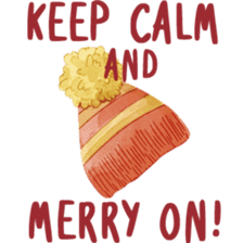 Watercolor Christmas sticker #14358960