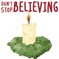 Watercolor Christmas sticker #14358969