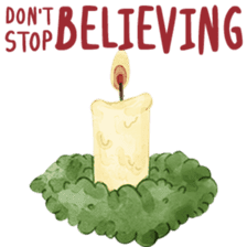 Watercolor Christmas sticker #14358969