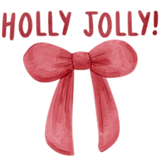 Watercolor Christmas sticker #14358977