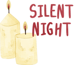 Watercolor Christmas sticker #14358997