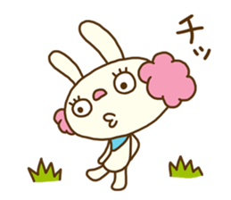 Perm rabbit (Natural) sticker #14359361