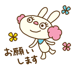 Perm rabbit (Natural) sticker #14359367