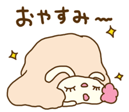 Perm rabbit (Natural) sticker #14359369