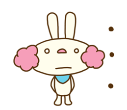 Perm rabbit (Natural) sticker #14359374