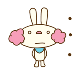 Perm rabbit (Natural) sticker #14359374