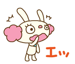 Perm rabbit (Natural) sticker #14359379