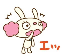 Perm rabbit (Natural) sticker #14359379