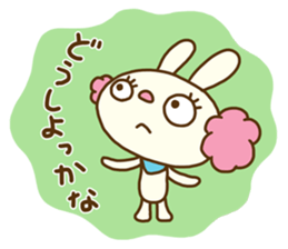 Perm rabbit (Natural) sticker #14359383