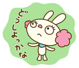 Perm rabbit (Natural) sticker #14359383