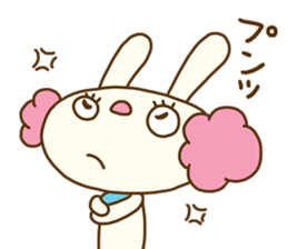 Perm rabbit (Natural) sticker #14359387