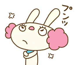 Perm rabbit (Natural) sticker #14359387