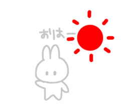 From wherever it's seen,it's rabbit. sticker #14359462