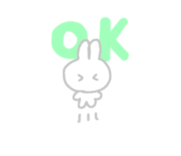 From wherever it's seen,it's rabbit. sticker #14359465